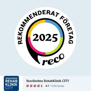stockholms-rehabklinik-city-badge reco rekommenderat företag 2025