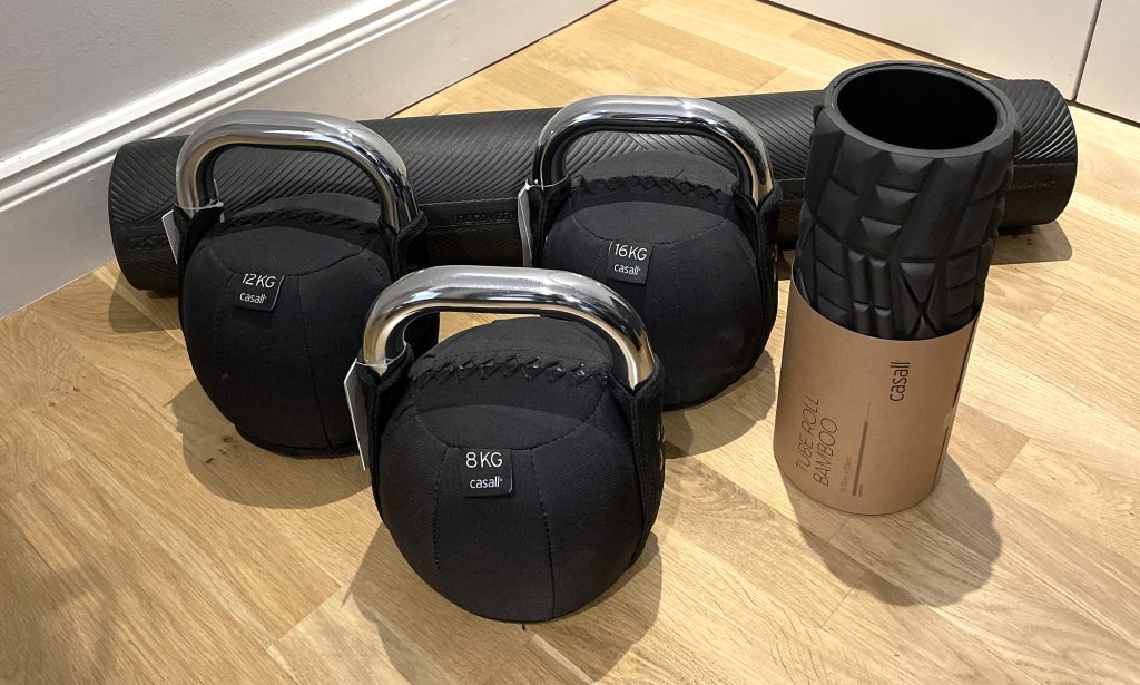 kampanj liggandfe casall utförsäljning foamroller kettlebell